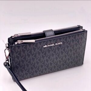 Michael Kors Wallet Wristlet Black